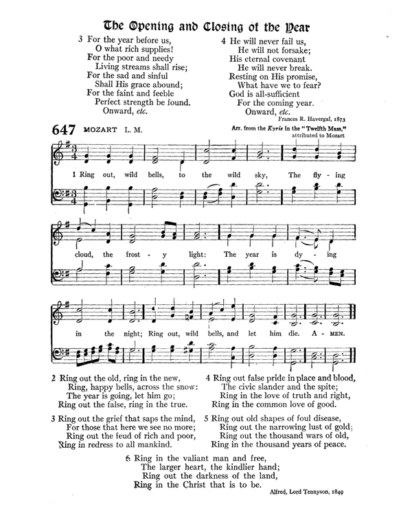 The Hymnal : published in 1895 and revised in 1911 by authority of the General Assembly of the Presbyterian Church in the United States of America : with the supplement of 1917 page 850