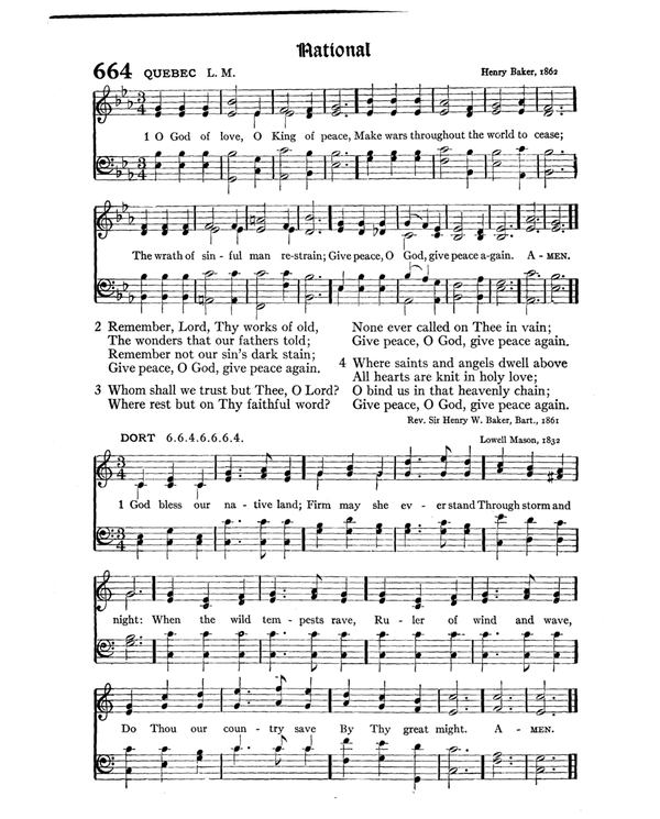The Hymnal : published in 1895 and revised in 1911 by authority of the General Assembly of the Presbyterian Church in the United States of America : with the supplement of 1917 page 871