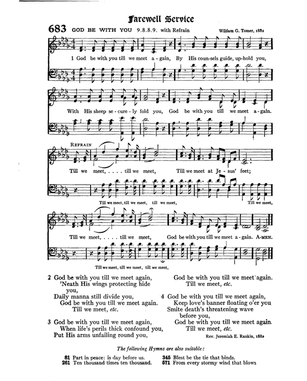 The Hymnal : published in 1895 and revised in 1911 by authority of the General Assembly of the Presbyterian Church in the United States of America : with the supplement of 1917 page 893