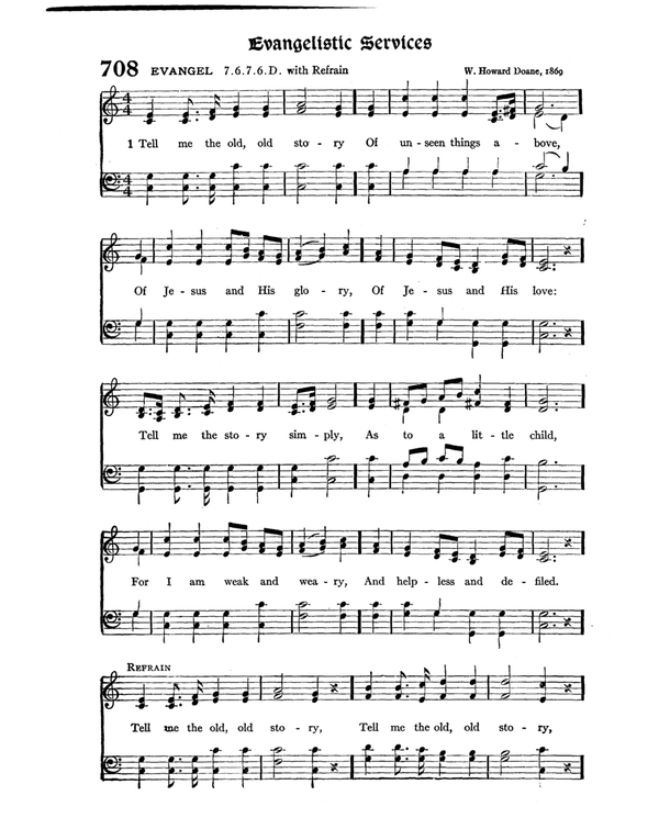 The Hymnal : published in 1895 and revised in 1911 by authority of the General Assembly of the Presbyterian Church in the United States of America : with the supplement of 1917 page 926