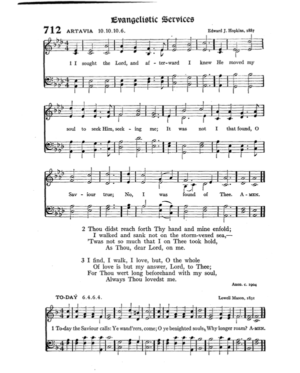 The Hymnal : published in 1895 and revised in 1911 by authority of the General Assembly of the Presbyterian Church in the United States of America : with the supplement of 1917 page 931