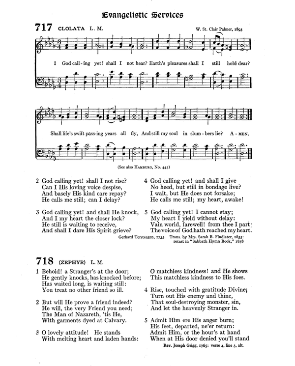 The Hymnal : published in 1895 and revised in 1911 by authority of the General Assembly of the Presbyterian Church in the United States of America : with the supplement of 1917 page 939