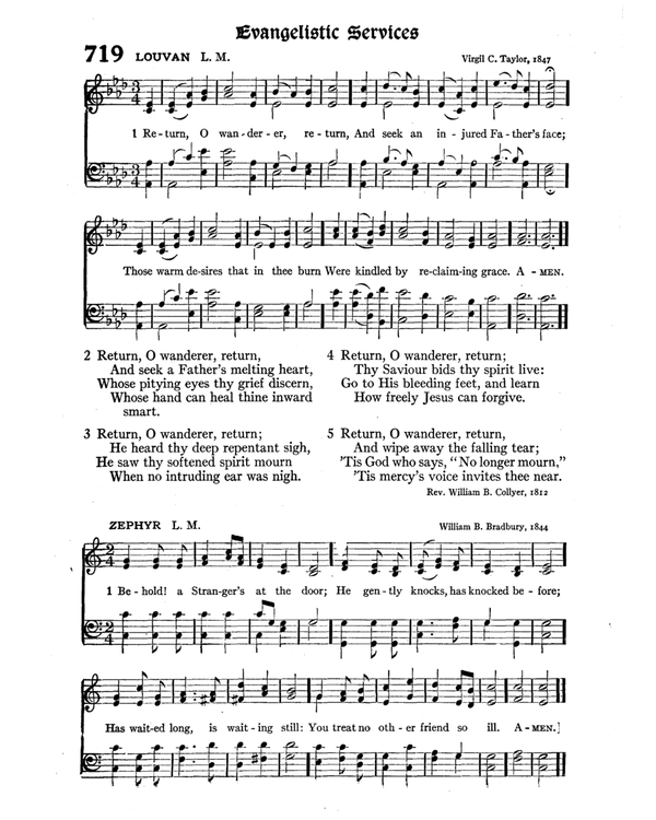 The Hymnal : published in 1895 and revised in 1911 by authority of the General Assembly of the Presbyterian Church in the United States of America : with the supplement of 1917 page 941