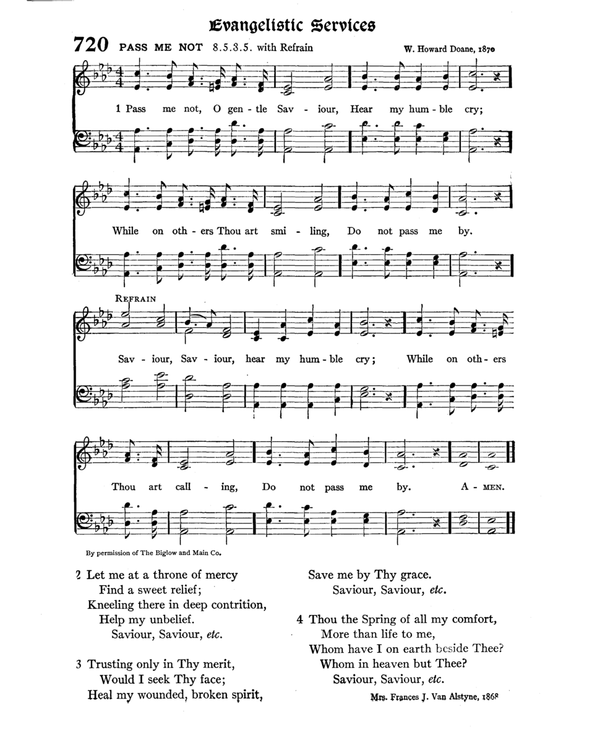 The Hymnal : published in 1895 and revised in 1911 by authority of the General Assembly of the Presbyterian Church in the United States of America : with the supplement of 1917 page 942