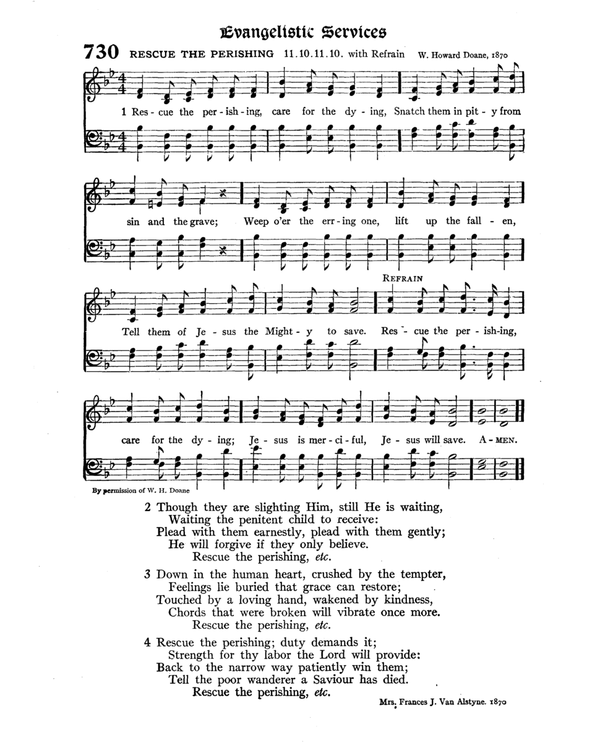 The Hymnal : published in 1895 and revised in 1911 by authority of the General Assembly of the Presbyterian Church in the United States of America : with the supplement of 1917 page 953