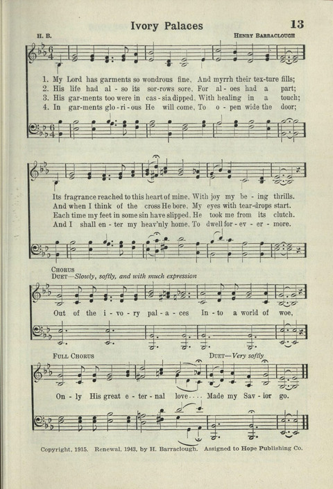 Tabernacle Hymns: Number Five page 13