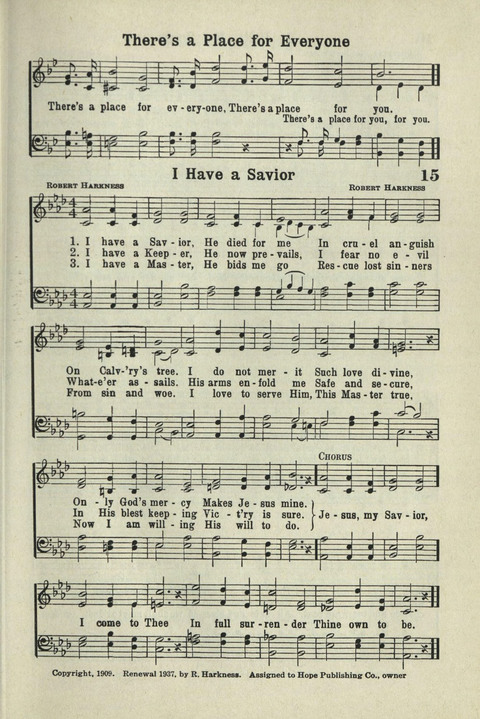 Tabernacle Hymns: Number Five page 15
