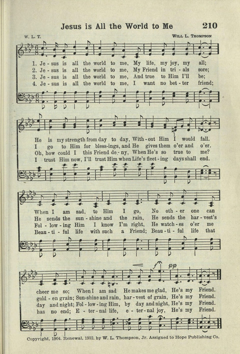 Tabernacle Hymns: Number Five page 199