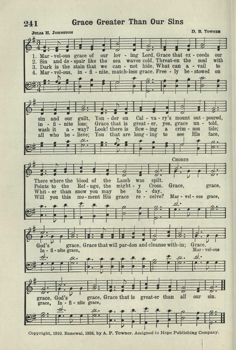 Tabernacle Hymns: Number Five page 228