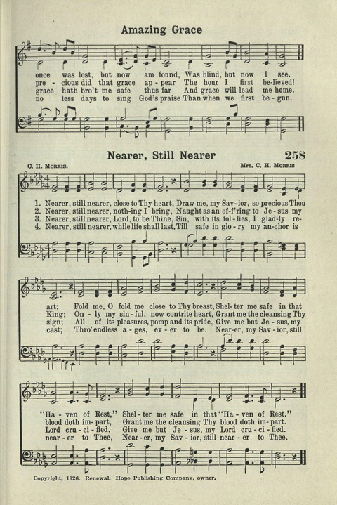 Tabernacle Hymns: Number Five page 243
