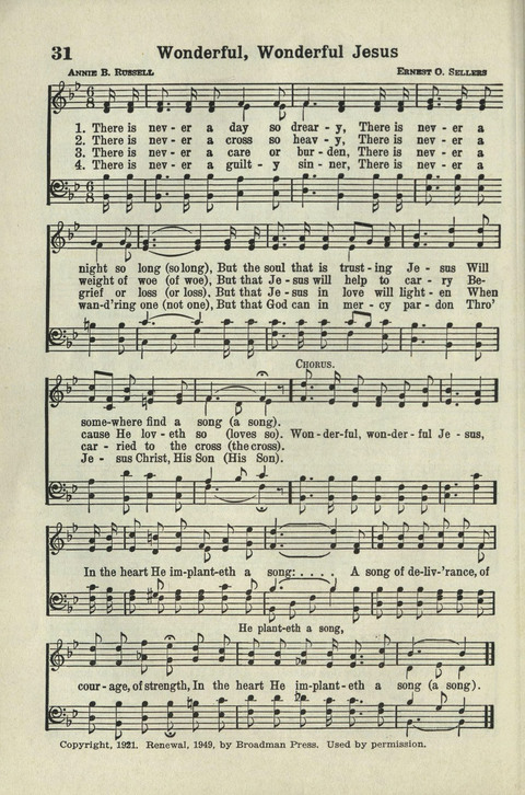 Tabernacle Hymns: Number Five page 30
