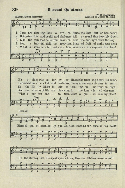 Tabernacle Hymns: Number Five page 38