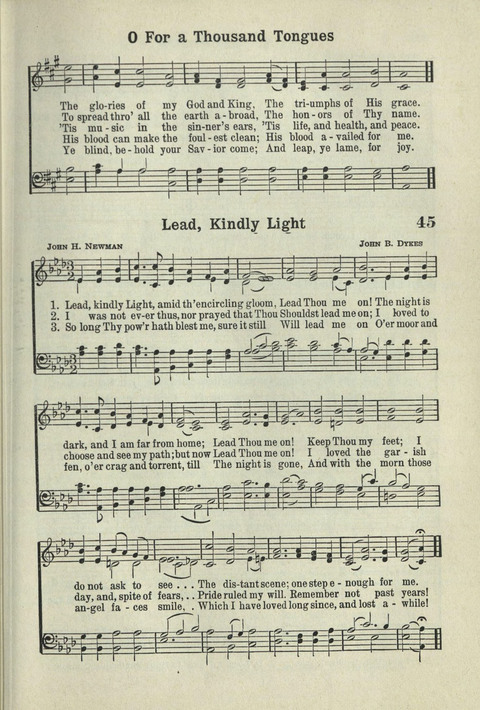 Tabernacle Hymns: Number Five page 43