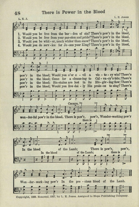 Tabernacle Hymns: Number Five page 46