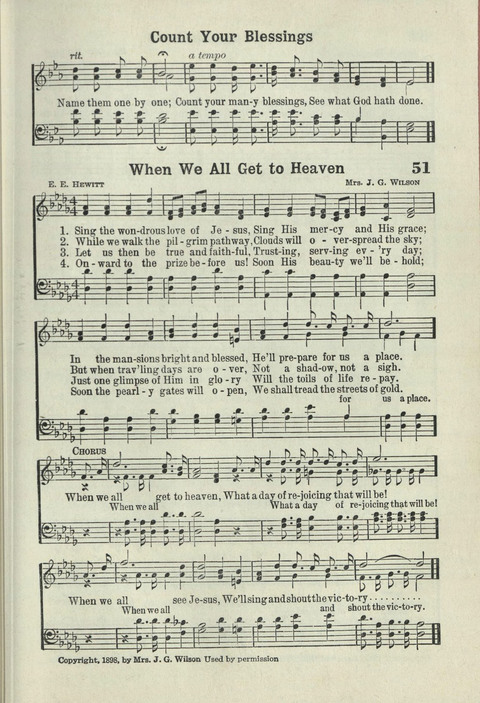Tabernacle Hymns: Number Five page 49