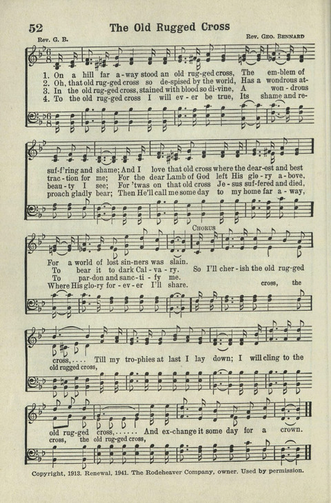 Tabernacle Hymns: Number Five page 50