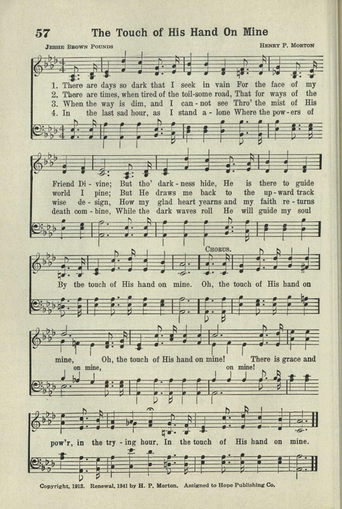 Tabernacle Hymns: Number Five page 54