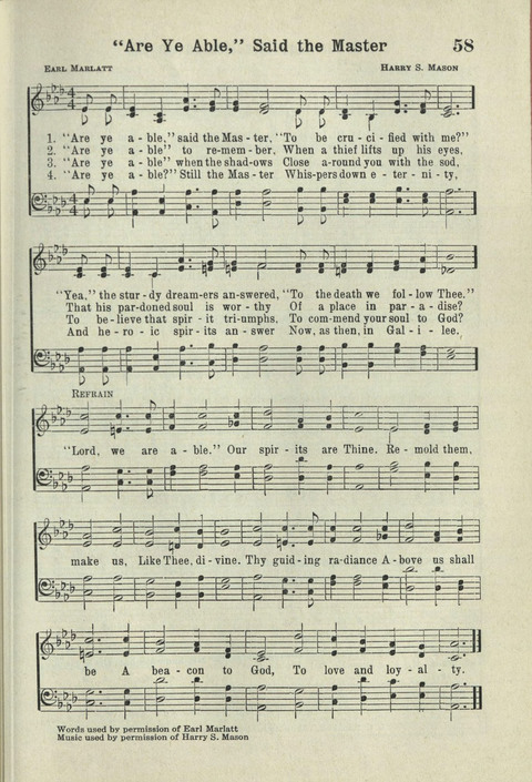 Tabernacle Hymns: Number Five page 55