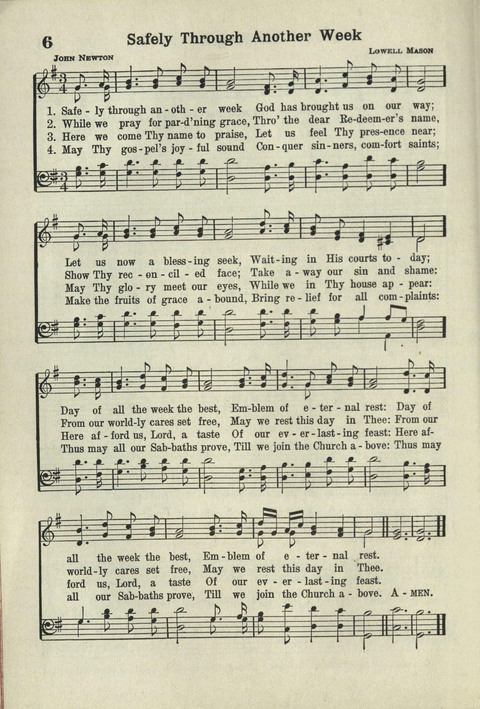 Tabernacle Hymns: Number Five page 6