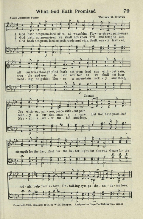 Tabernacle Hymns: Number Five page 75