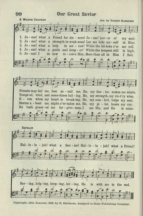 Tabernacle Hymns: Number Five page 92