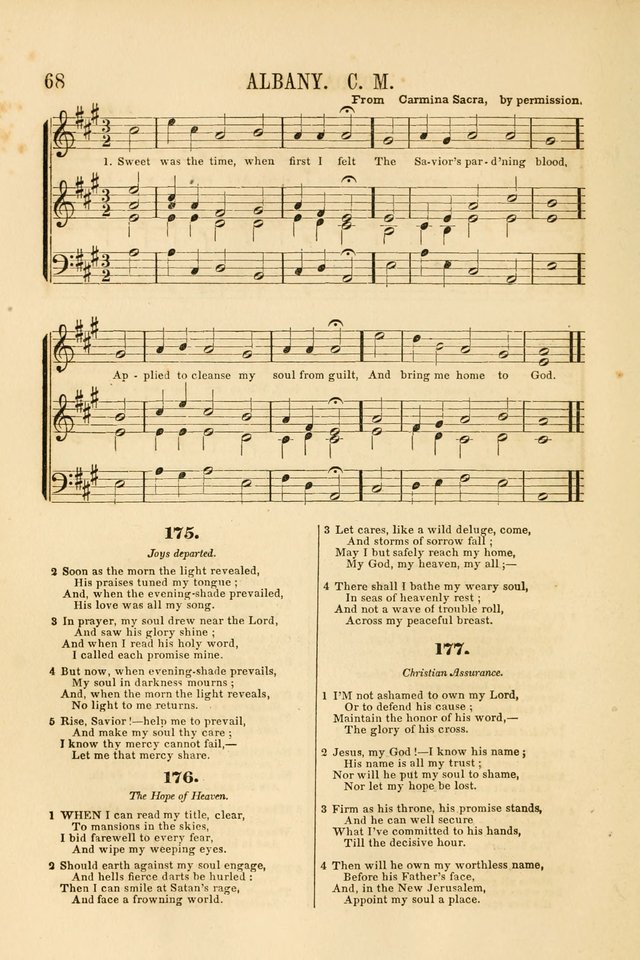 Temple Melodies: a collection of about two hundred popular tunes, adapted to nearly five hundred favorite hymns, selected with special reference to public, social, and private worship page 75