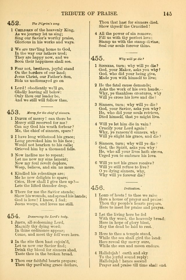 The Tribute of Praise and Methodist Protestant Hymn Book page 162