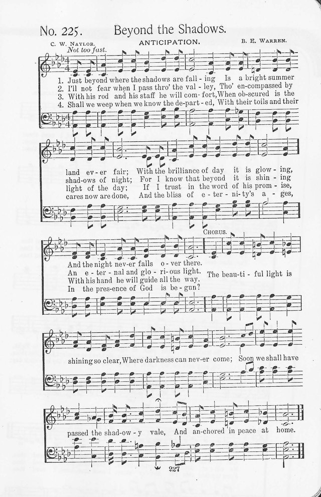 Truth in Song: for General Gospel Work page 225