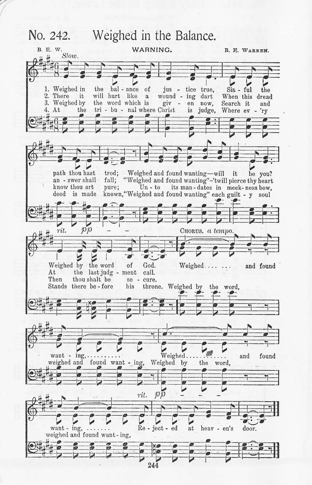 Truth in Song: for General Gospel Work page 242