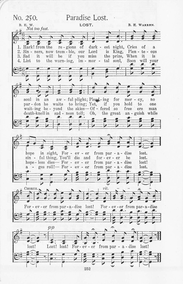 Truth in Song: for General Gospel Work page 250