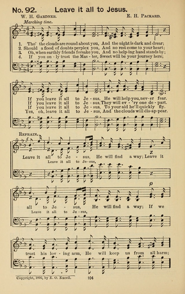 Triumphant Songs No.3 page 104