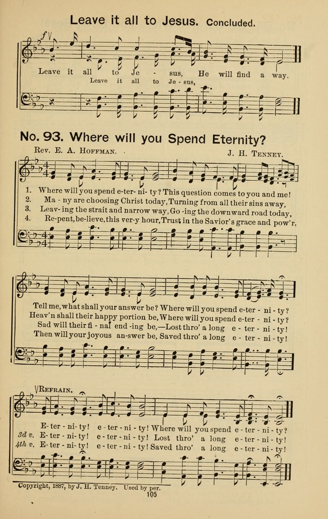 Triumphant Songs No.3 page 105