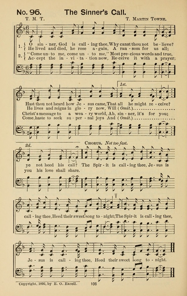 Triumphant Songs No.3 page 108