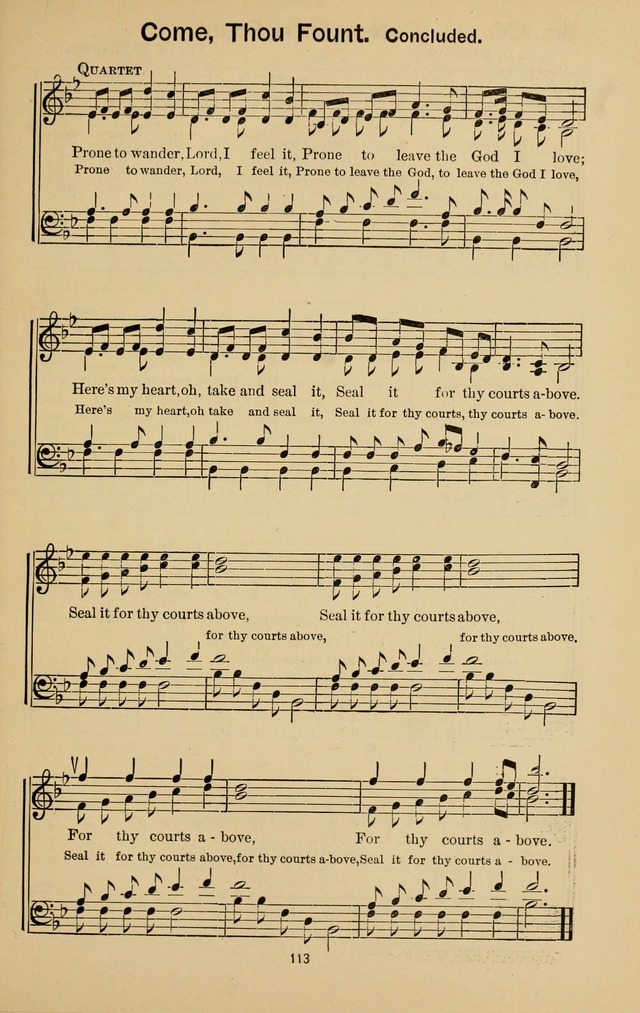 Triumphant Songs No.3 page 113