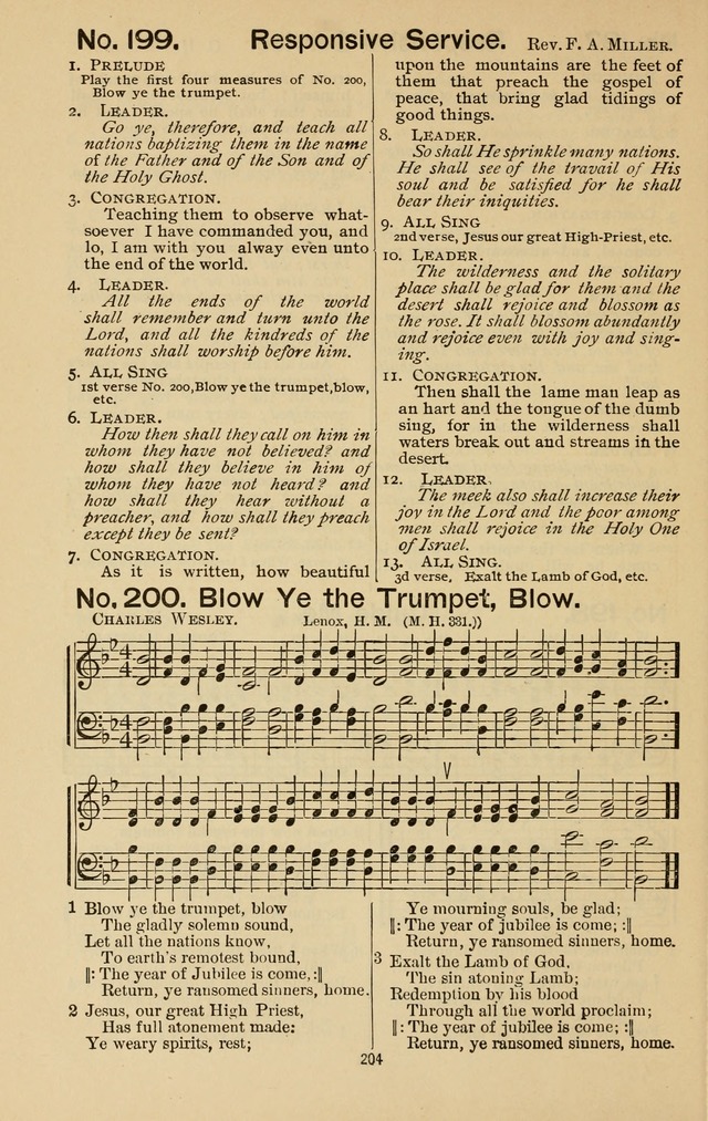 Triumphant Songs No.3 page 204