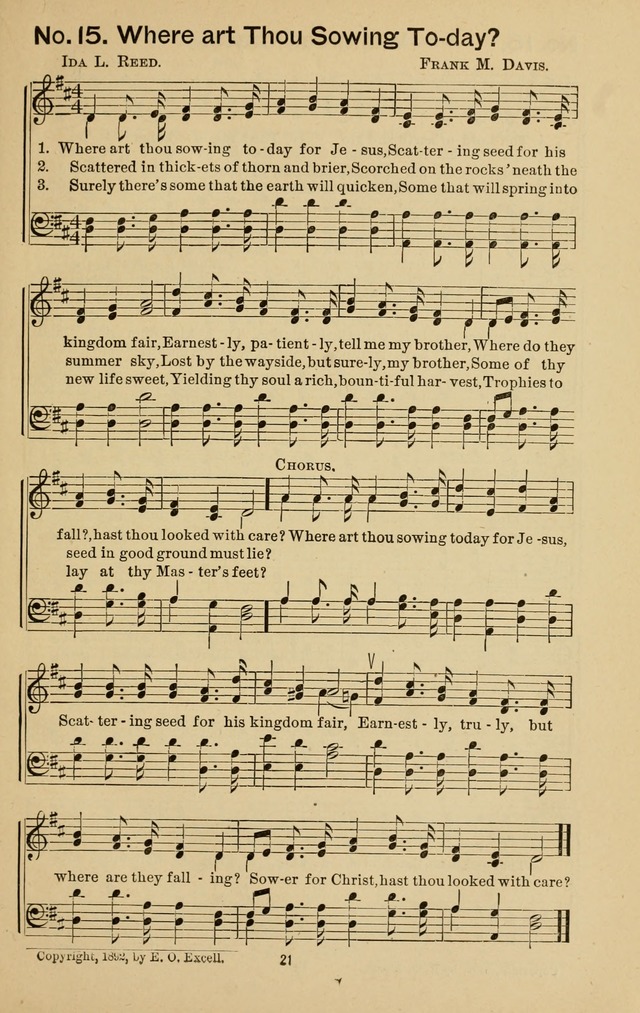 Triumphant Songs No.3 page 21