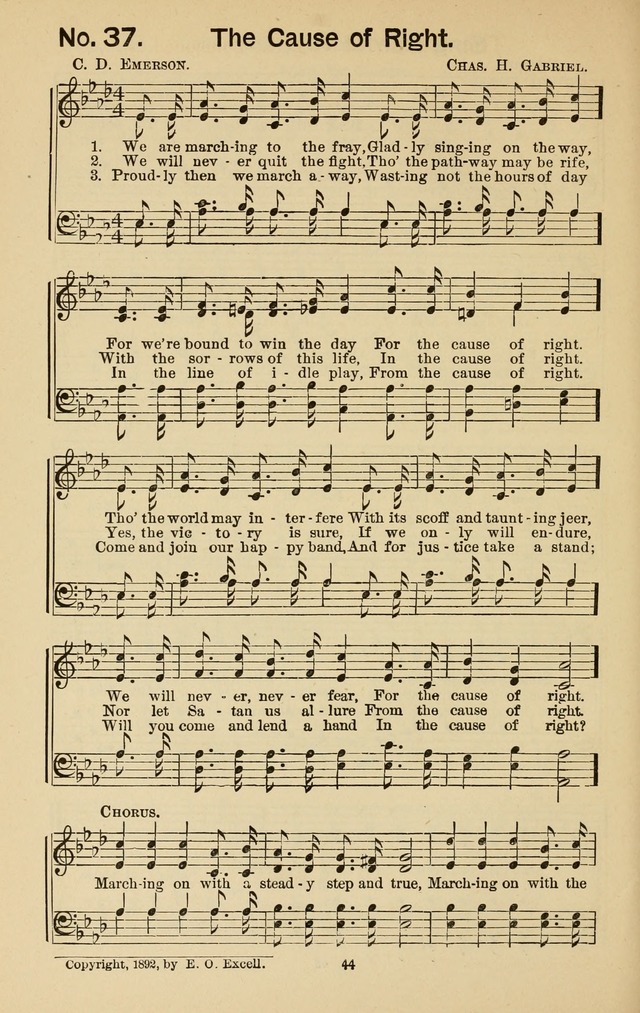 Triumphant Songs No.3 page 44