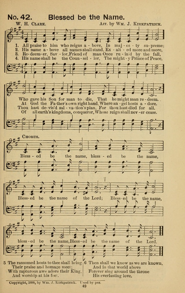 Triumphant Songs No.3 page 49