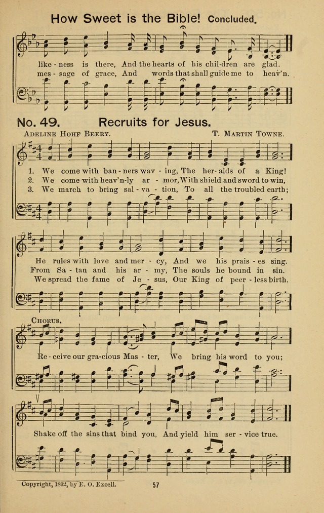 Triumphant Songs No.3 page 57