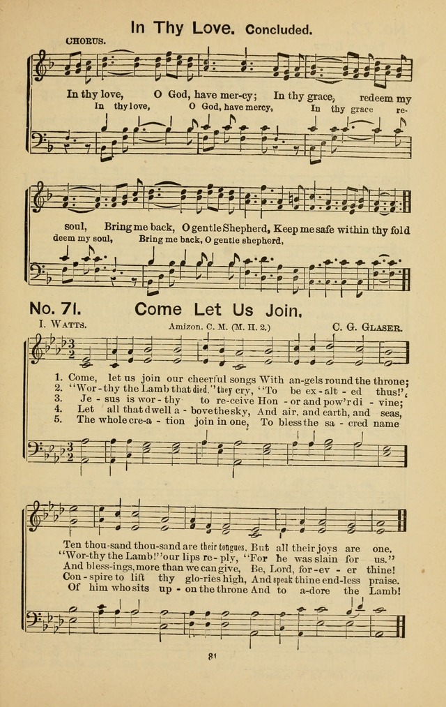 Triumphant Songs No.3 page 81