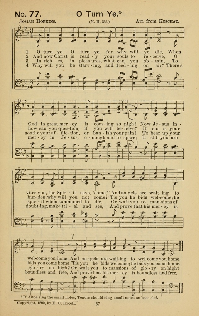 Triumphant Songs No.3 page 87