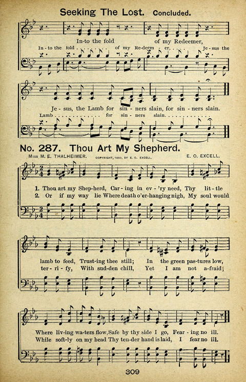 Triumphant Songs Nos. 3 and 4 Combined page 309
