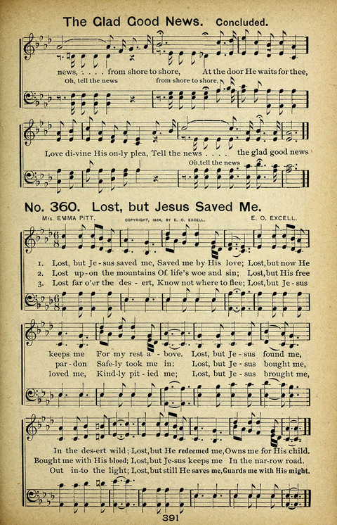 Triumphant Songs Nos. 3 and 4 Combined page 391