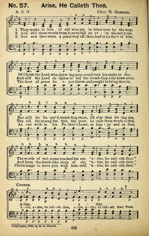 Triumphant Songs Nos. 3 and 4 Combined page 66