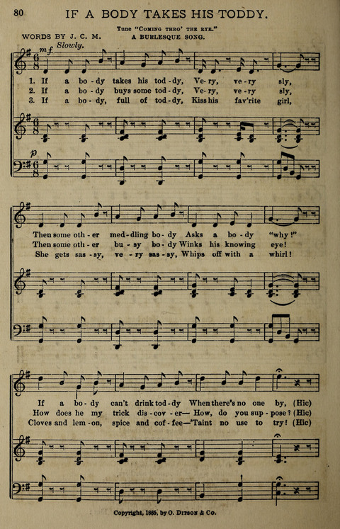 Temperance Song Herald: a collection of songs, choruses, hymns, and other pieces for the use of temperance meetings, lodges, and the home circle page 80