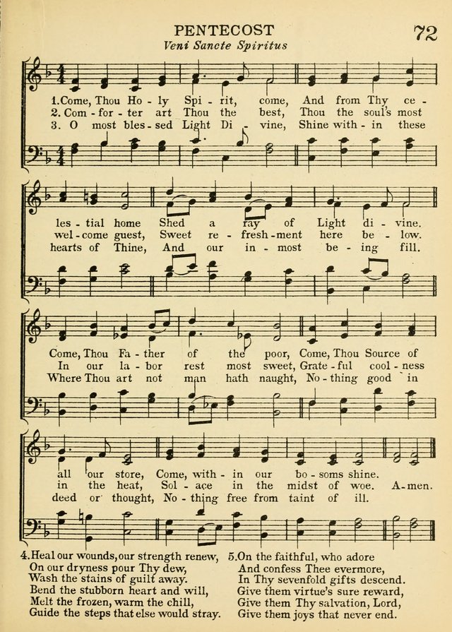 A Treasury of Catholic Song: comprising some two hundred hymns from Catholic soruces old and new page 89