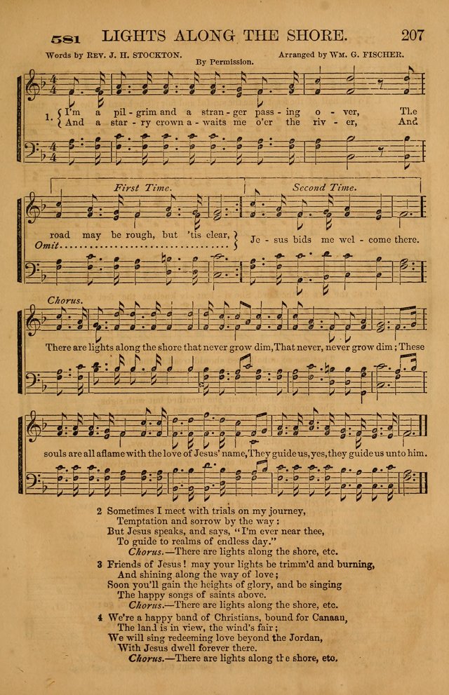 The Tribute of Praise: a collection of hymns and tunes for public and social worship, and for use in the family circle page 207