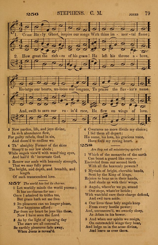 The Tribute of Praise: a collection of hymns and tunes for public and social worship, and for use in the family circle page 79