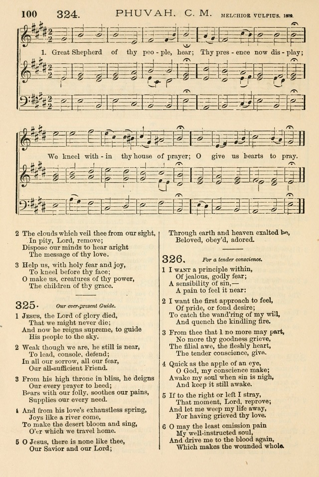 The Tribute of Praise: a collection of hymns and tunes for public and social worship, and for the use in the family circle and Sabbath school page 100