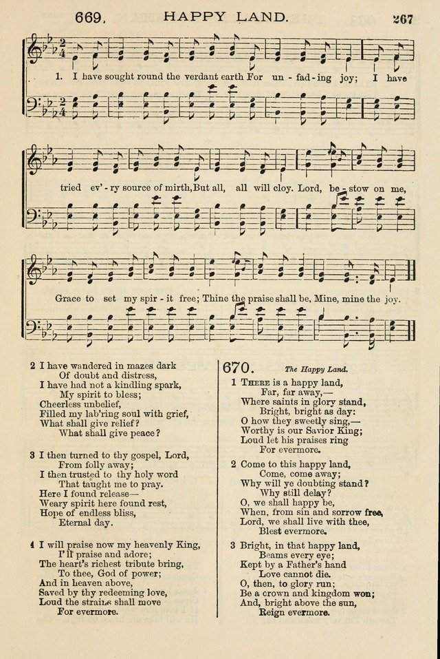 The Tribute of Praise: a collection of hymns and tunes for public and social worship, and for the use in the family circle and Sabbath school page 267